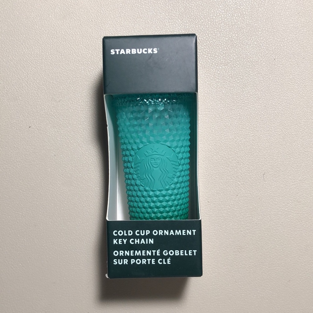 💙 STARBUCKS OMBRE KEYCHAIN TEAL 💙 BNWT Teal Ombre